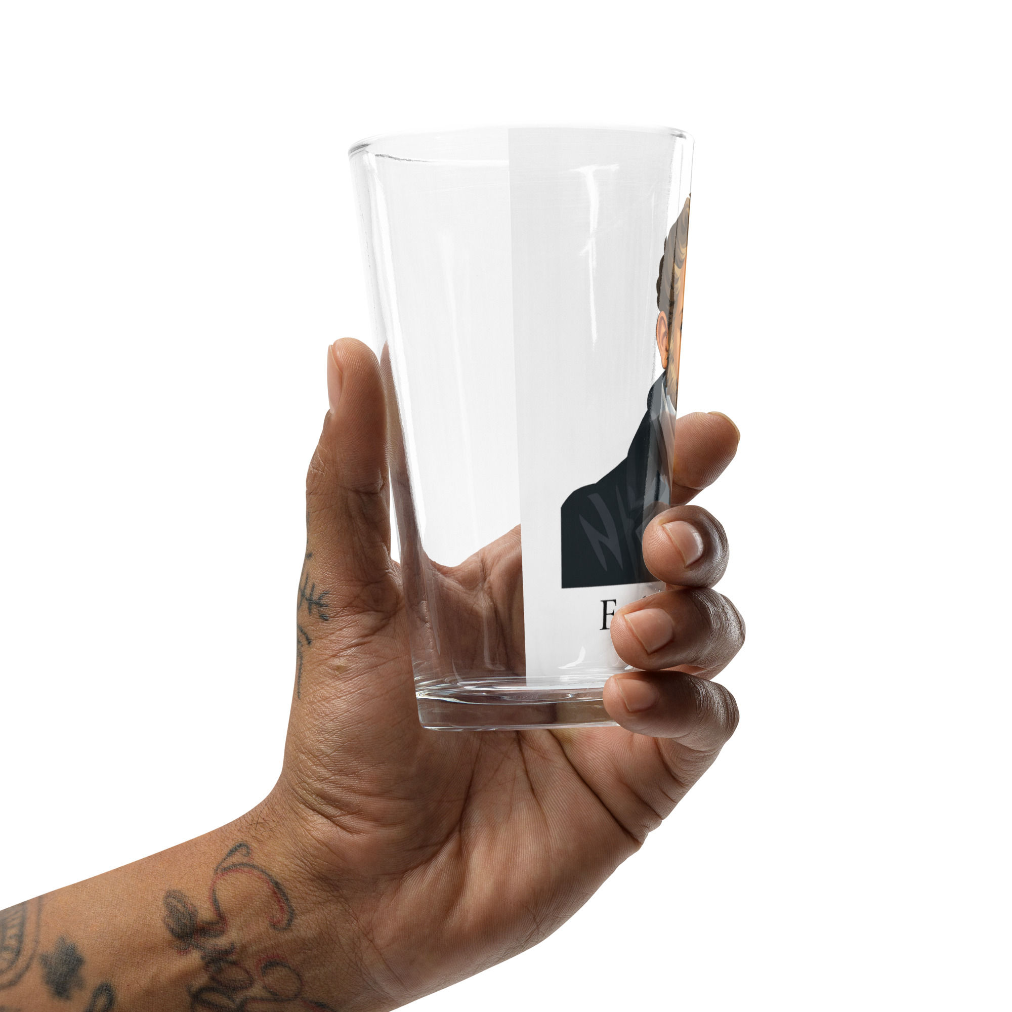 Shaker pint glass