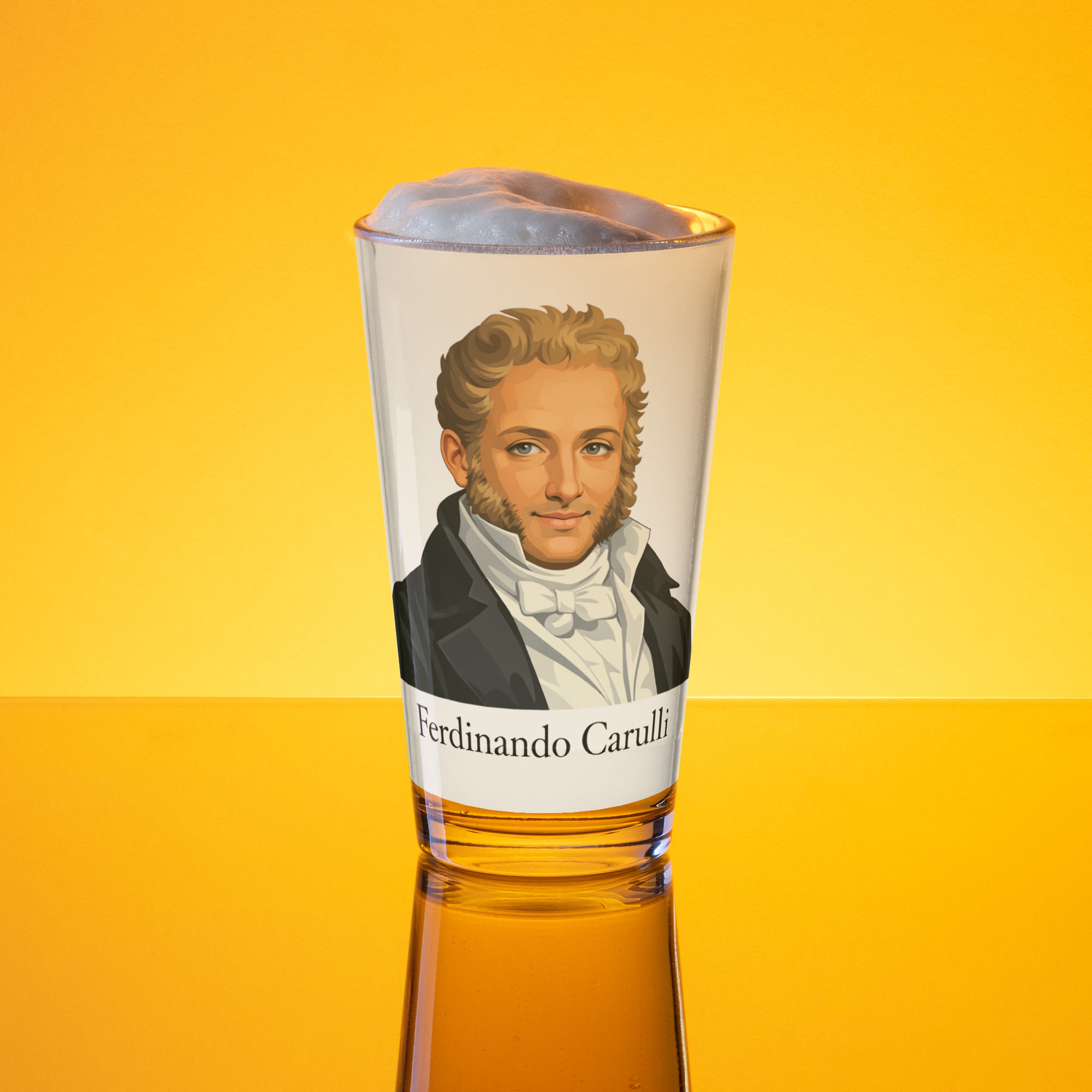 Shaker pint glass