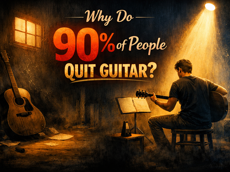 Why Do 90% of People Quit Guitar? And How Can You Avoid It