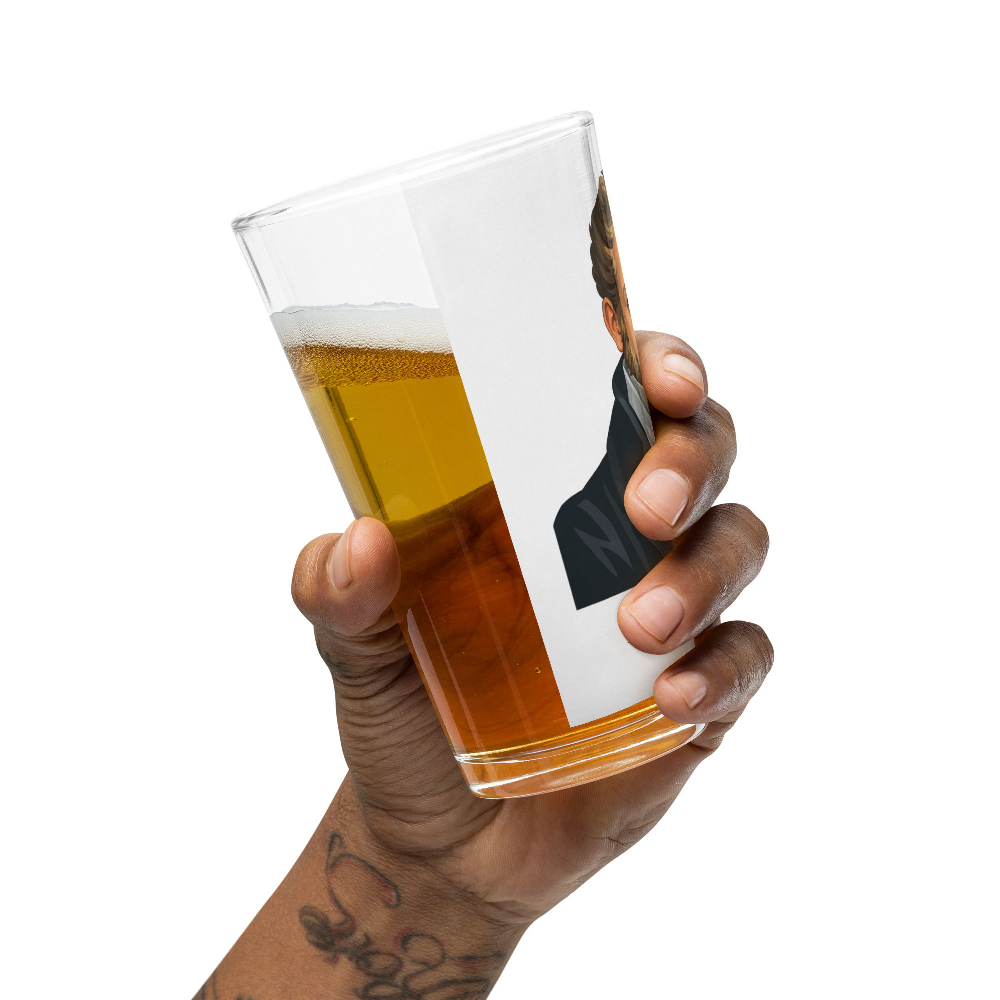 Shaker pint glass