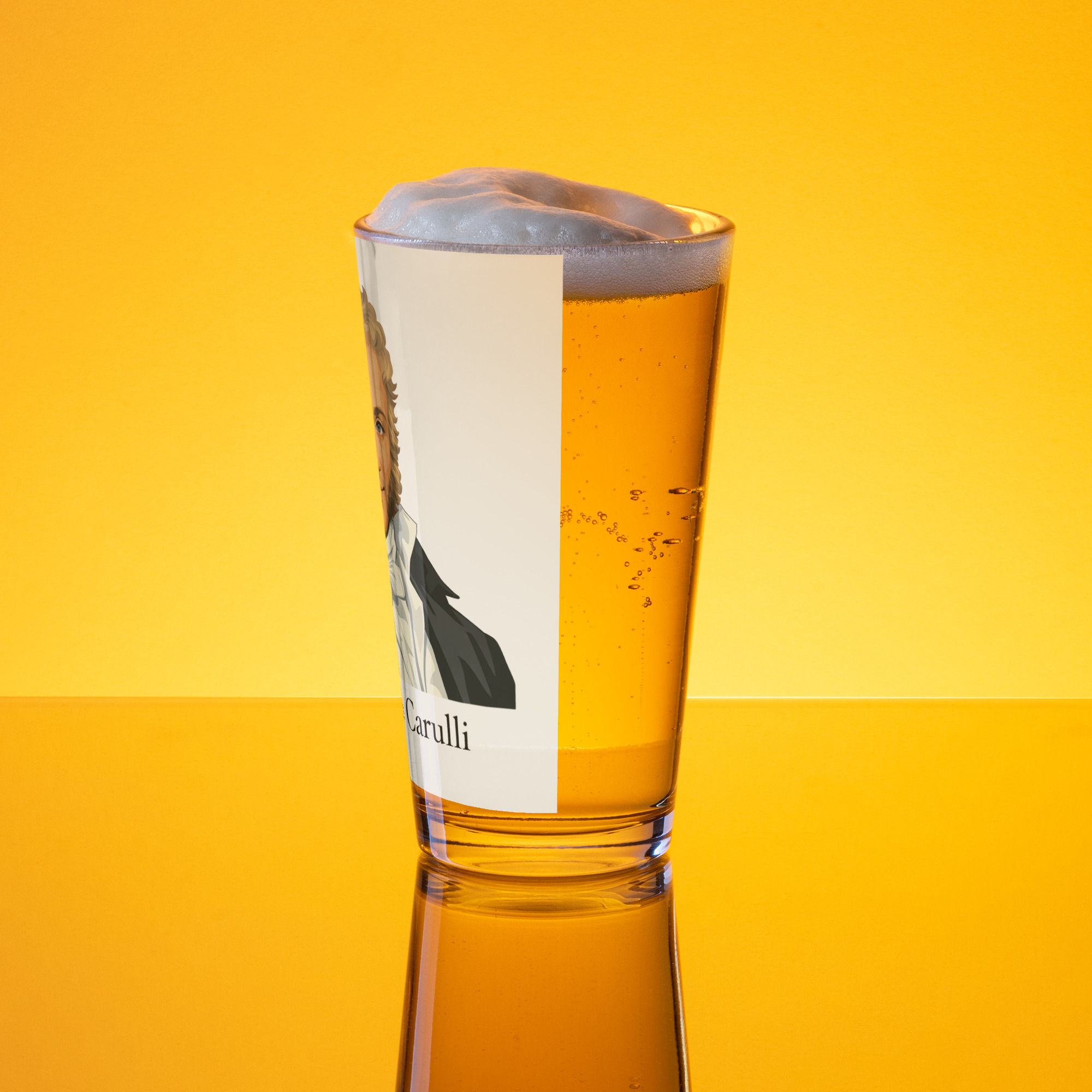 Shaker pint glass