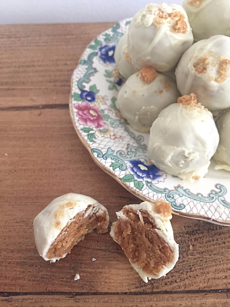 Ginger chocolate truffles