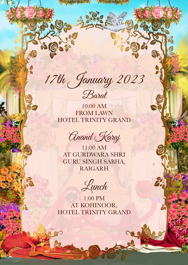 Blissful Union Invite