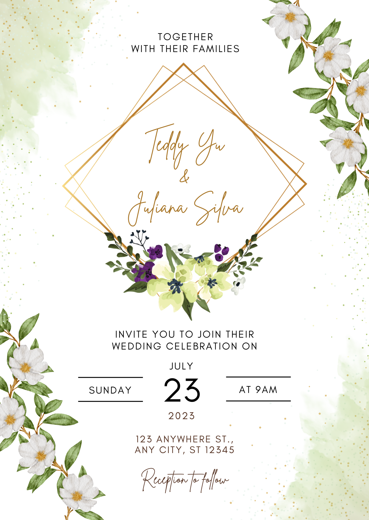 Floral Invite