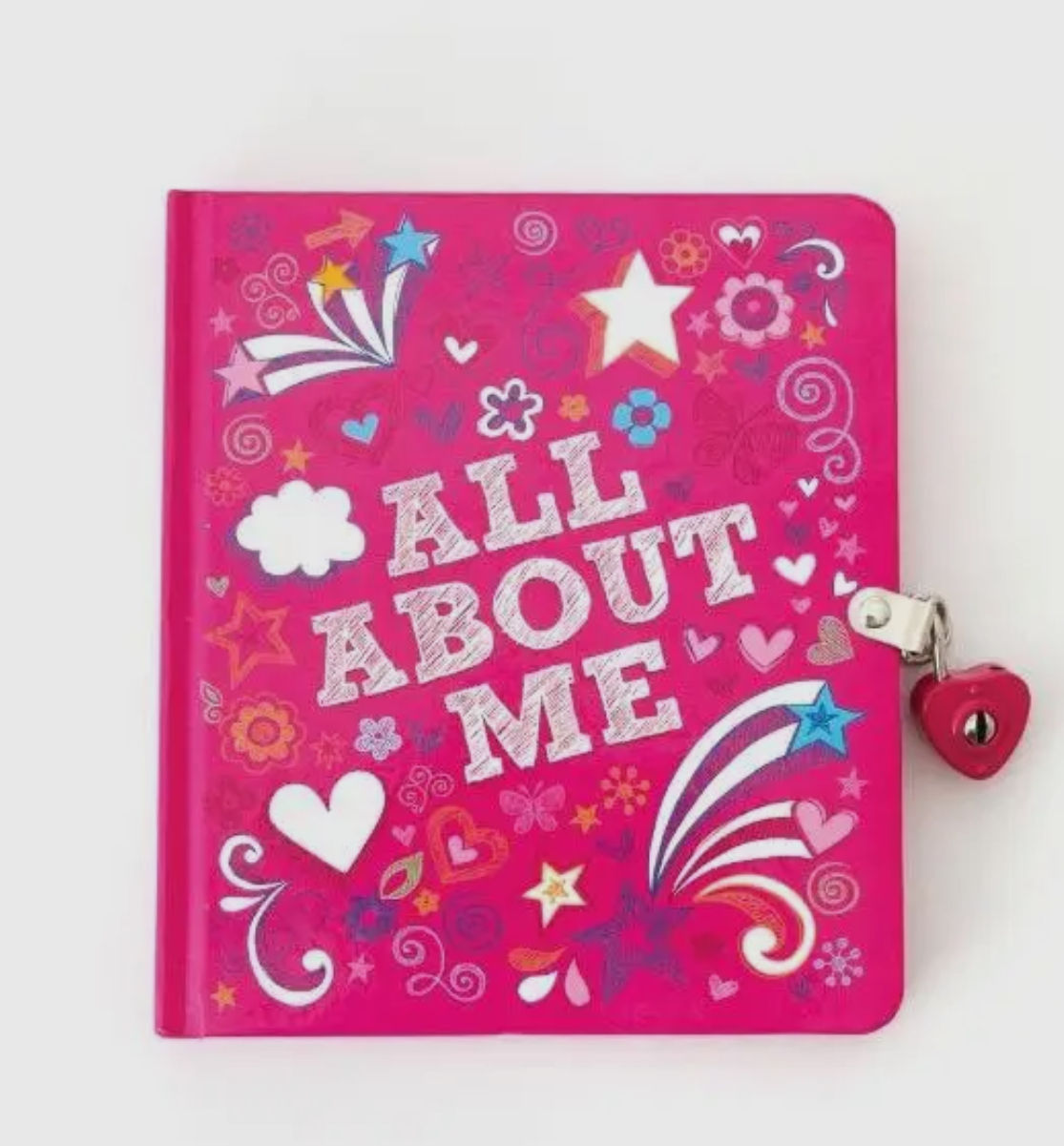 All About Me Glitter Diary