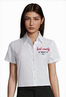 Chemise personnalisable en coton et polyester. Plusieurs types de marquages sont possible de la sérigraphie à la broderie.