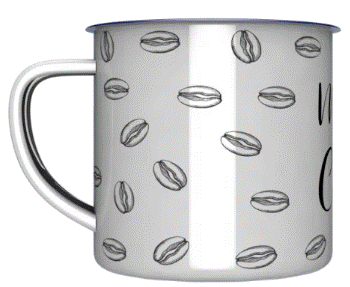 Mug métal personnalisable