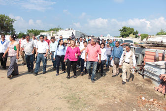 Recorre Alma Laura Amparán Cruz instalaciones de la Dirección de Obras Públicas y Servicios Públicos
