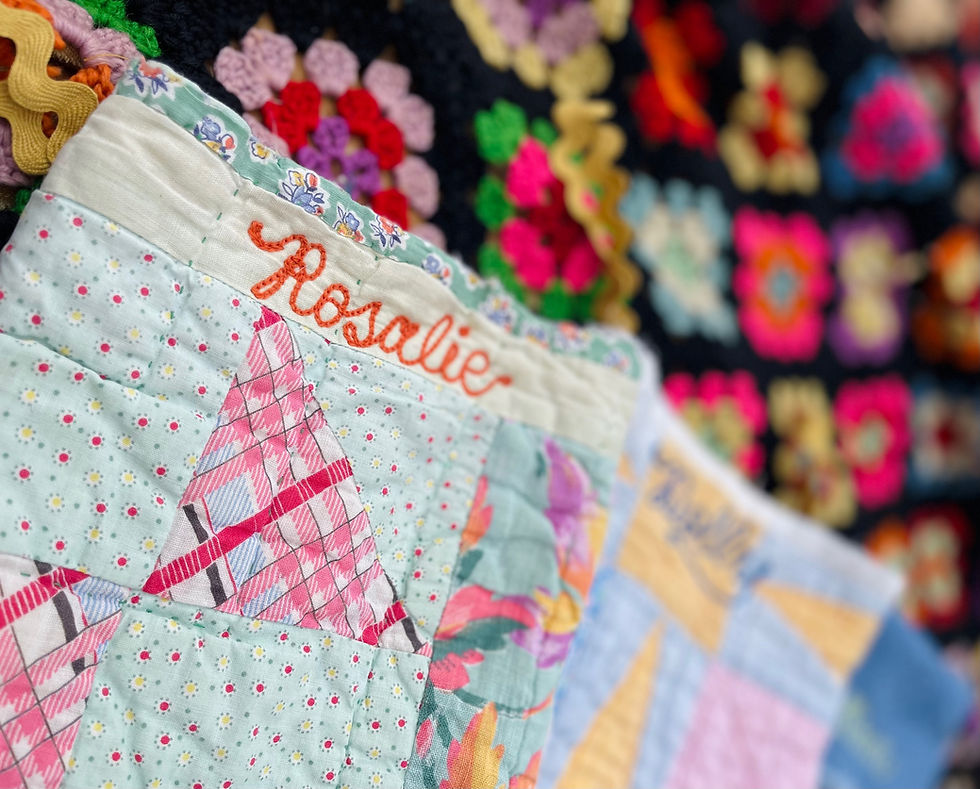 Thumbnail: Vintage Quilt Stocking