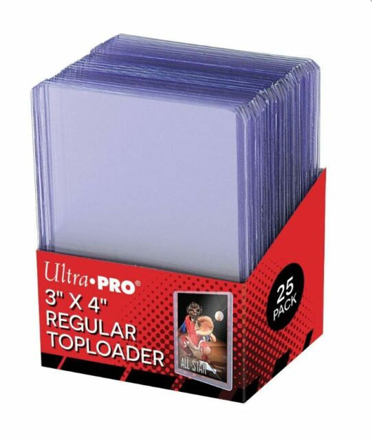 Ultra Pro - 3 x 4 Inch Regular Toploaders - 25 Pack