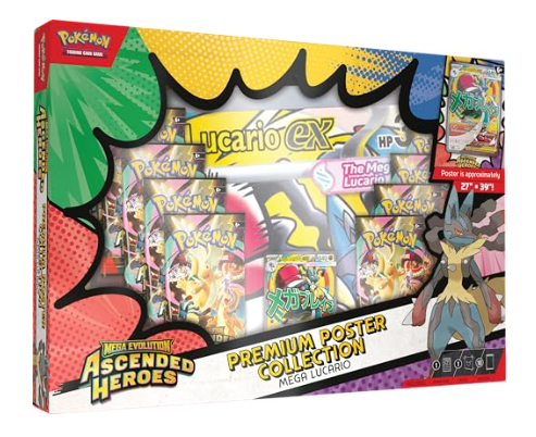Mega Evolution Ascended Heroes Premium Poster Collection