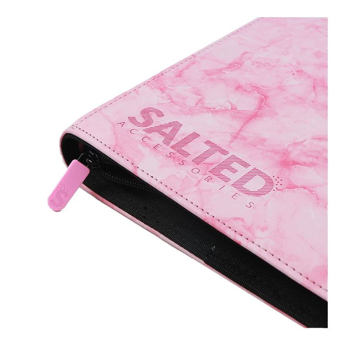 Thumbnail: SALTED Accessories - Marble Collection 9 Pocket Binder - Pink Marble