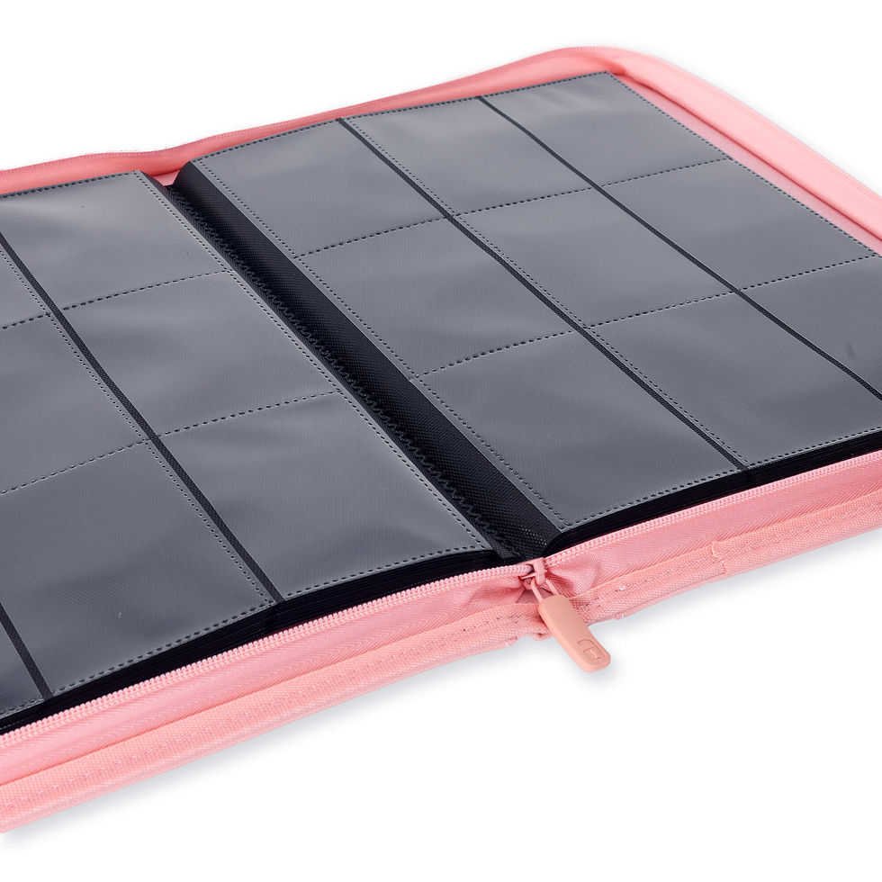 Thumbnail: Vault X - 9 Pocket eXo-Tec Zip Binder - Just Pink & Just Purple