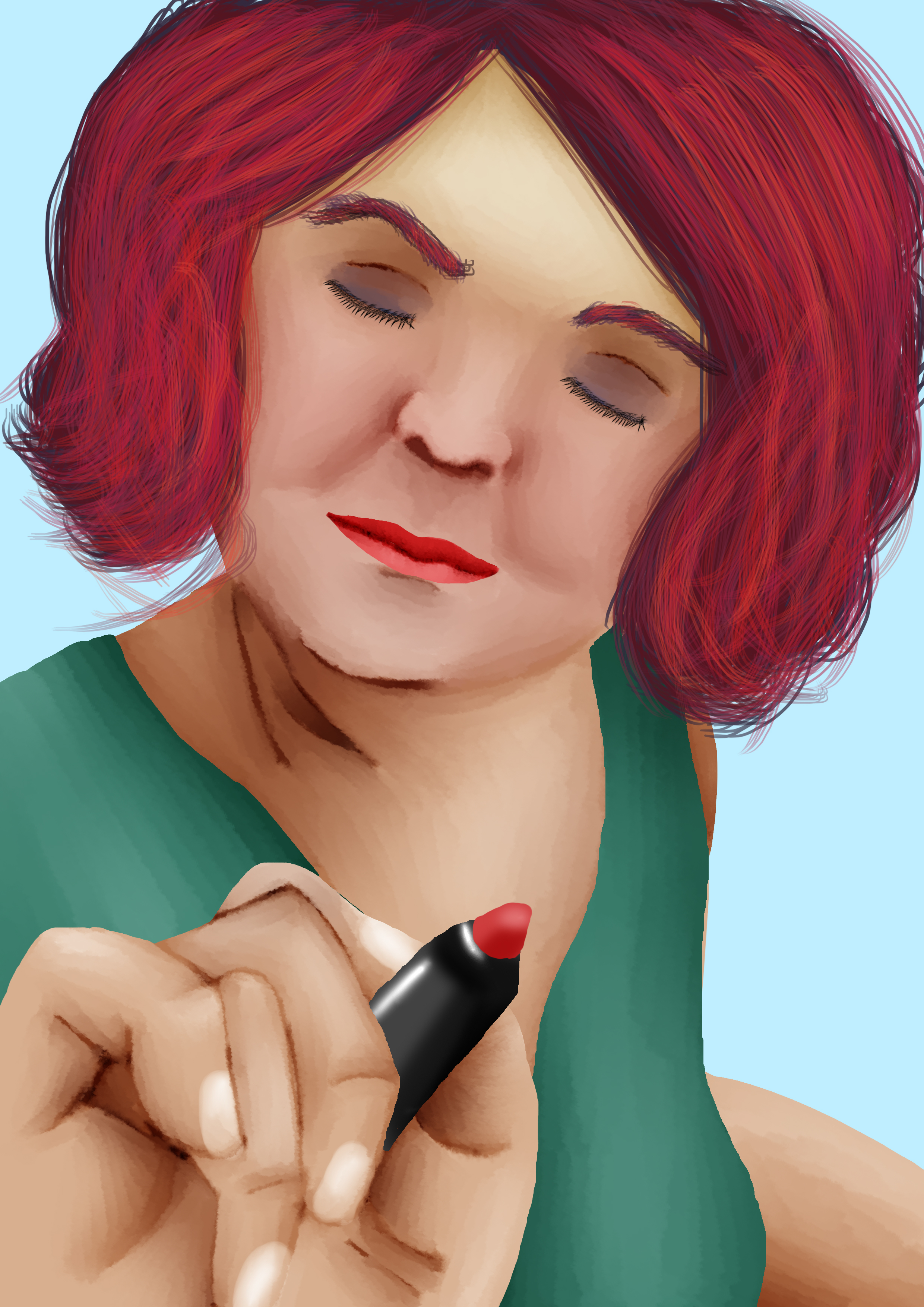 Lipstick?