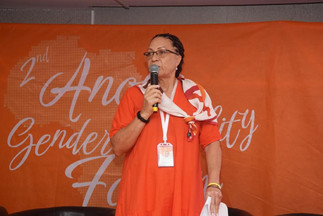 NOCZ Vice President Hazel Kennedy during the Forum