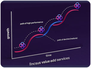 S-Curve business and product life cycle how Lincsus can help your business grow