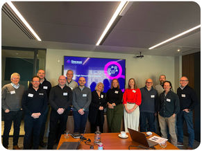 Lincsus C-Suite Group Meeting January 2026 - image of C-Suite partners and John Divine of BGF 