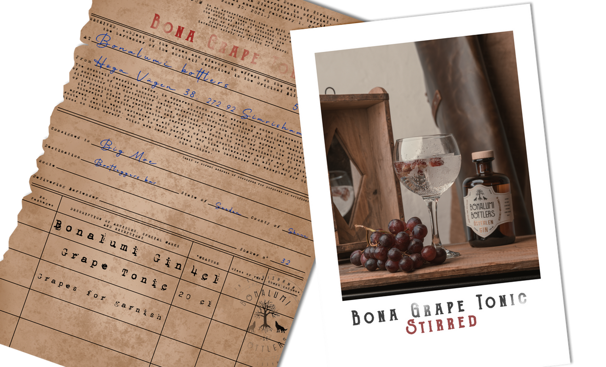 Bona Grape Tonic Bonalumi bottlers