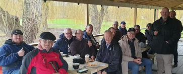 Riverside Park St Neots coffee break after a walk 