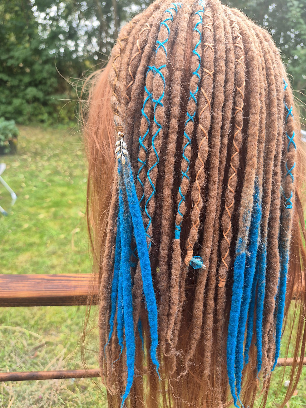 Miniaturbild: Blue Lagoon - 15 DE Wolldreads