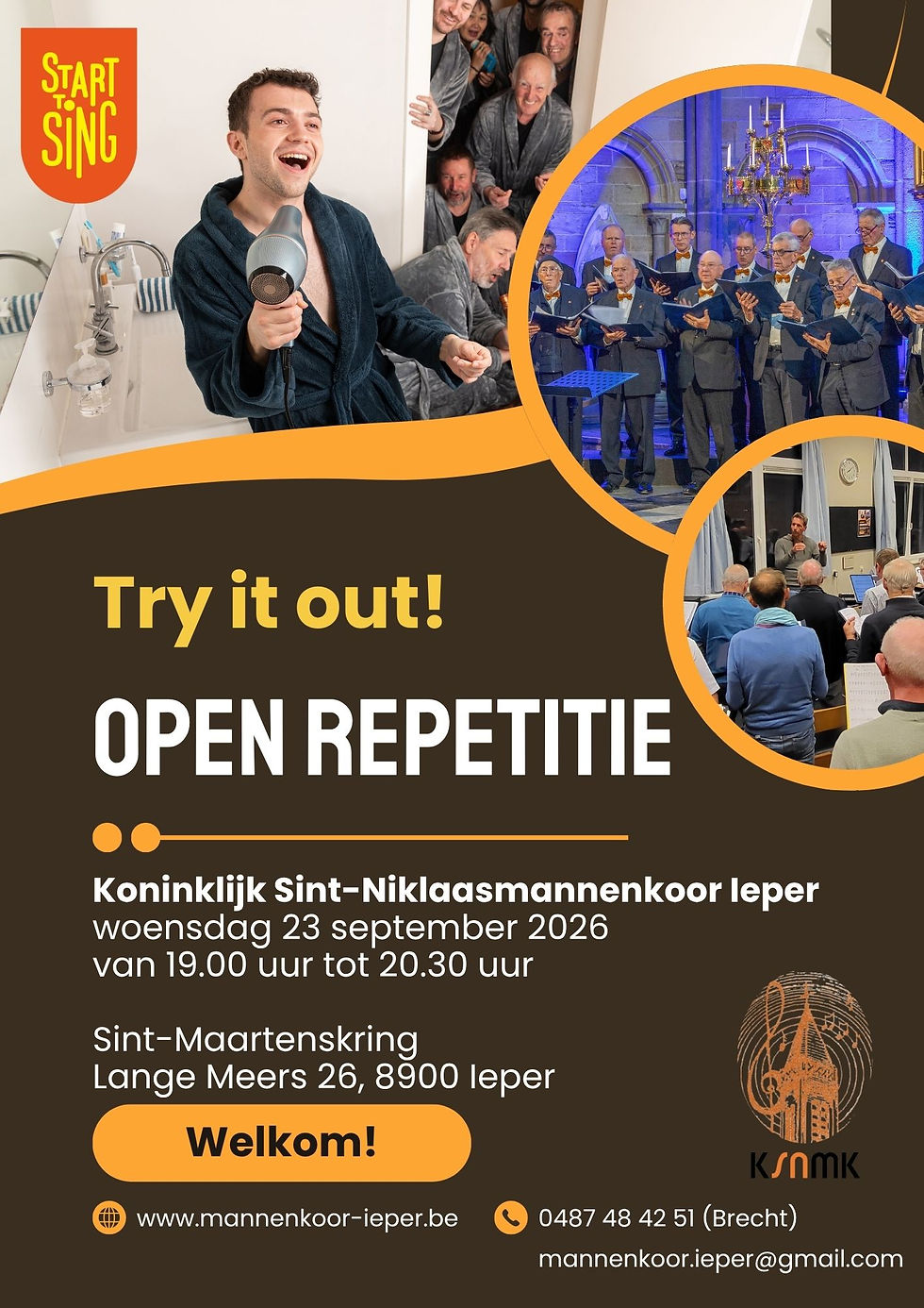 Start to Sing - open repetitie