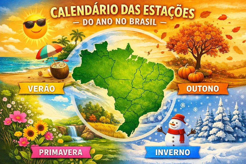 Calendário das estações do ano