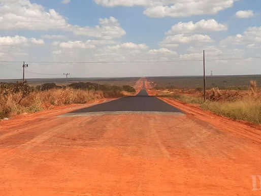 inauguração de 54 km de asfalto na MT-358 em Tangará da Serra
