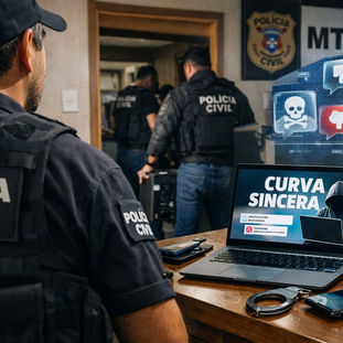 operação polícia civil contra páginas ofensivas em Mato Grosso