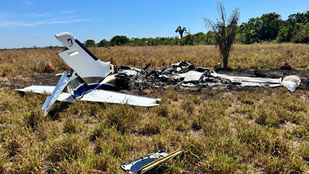 vítimas do avião que caiu em Água Boa