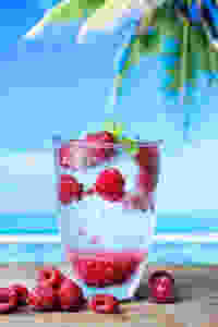 Hydrate with water and fruit