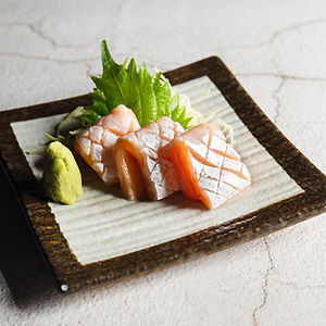 S5. Salmon Belly Sashimi