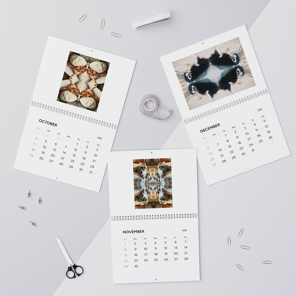 Thumbnail: Reimagined Paw Prints Dog 2026 Calendar