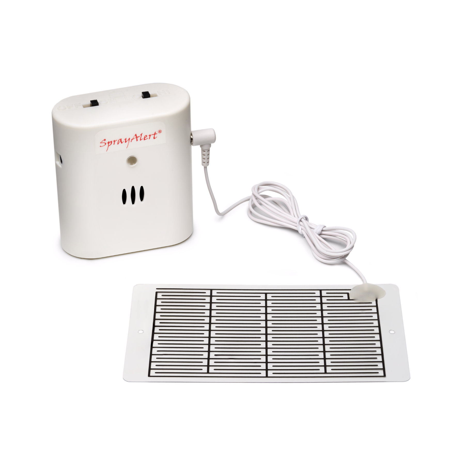 SprayAlert Alarm System for training dogs that mark and urinate in the home