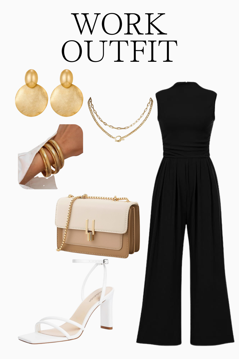 Black Jumpsuit Work Outfit | Classy Business Casual Style for Women