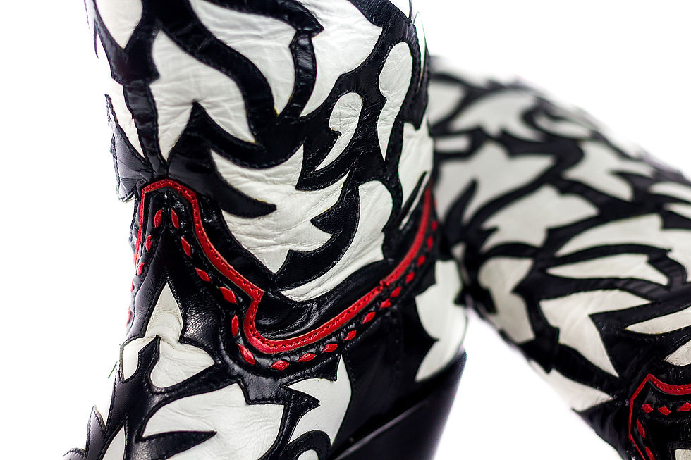 Thumbnail: Botas deDamasco black-wht
