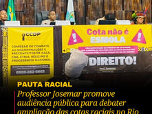 Prof Josemar promove audiência pública para debater ampliação das cotas raciais no Rio de Janeiro