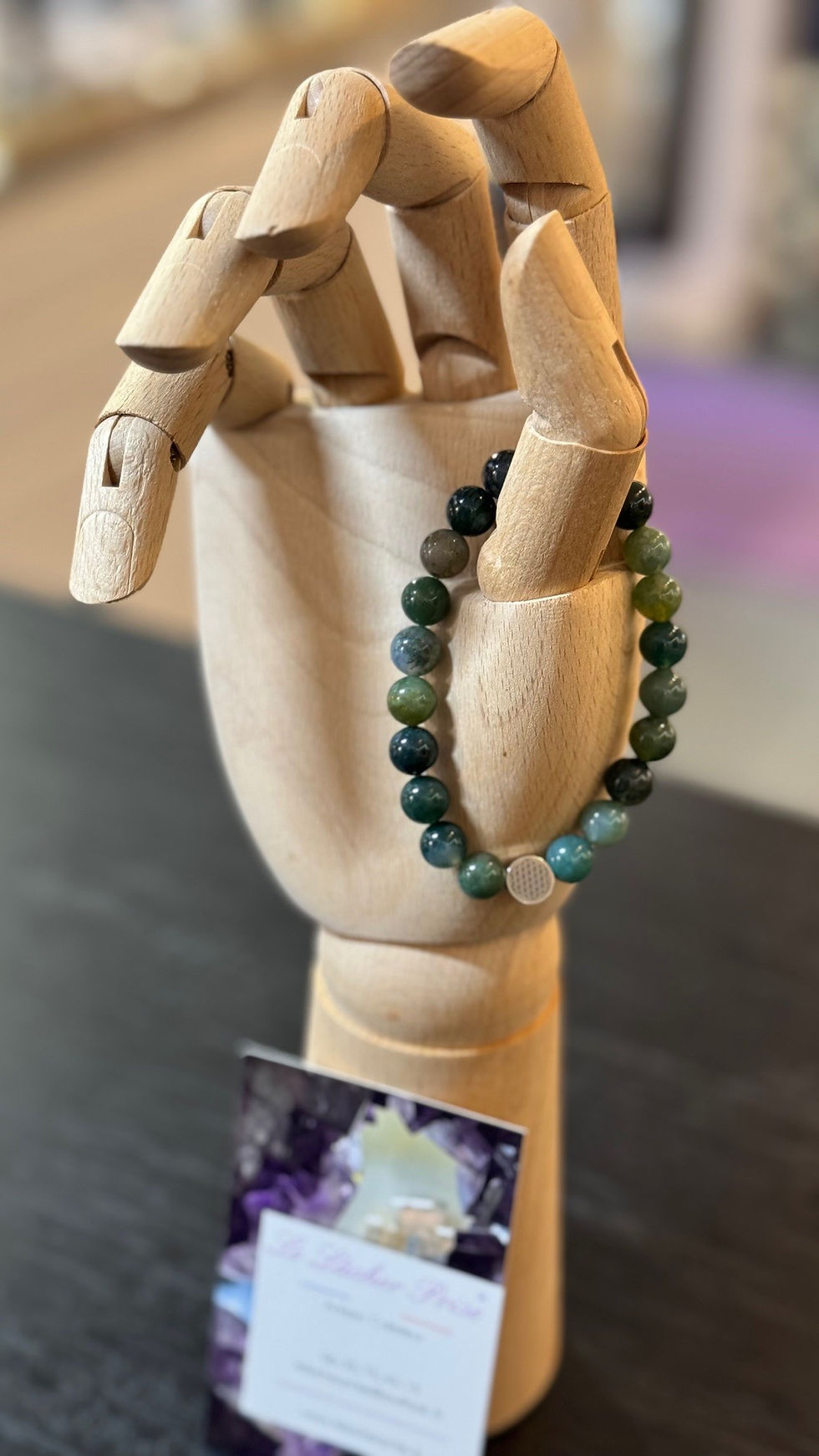 Bracelet en Agate Mousse