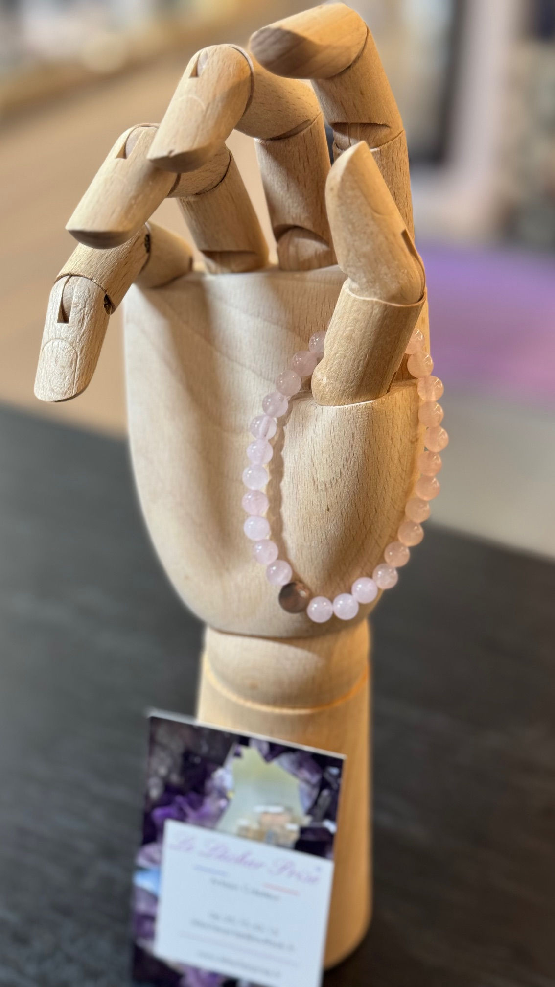 Bracelet en Quartz Rose