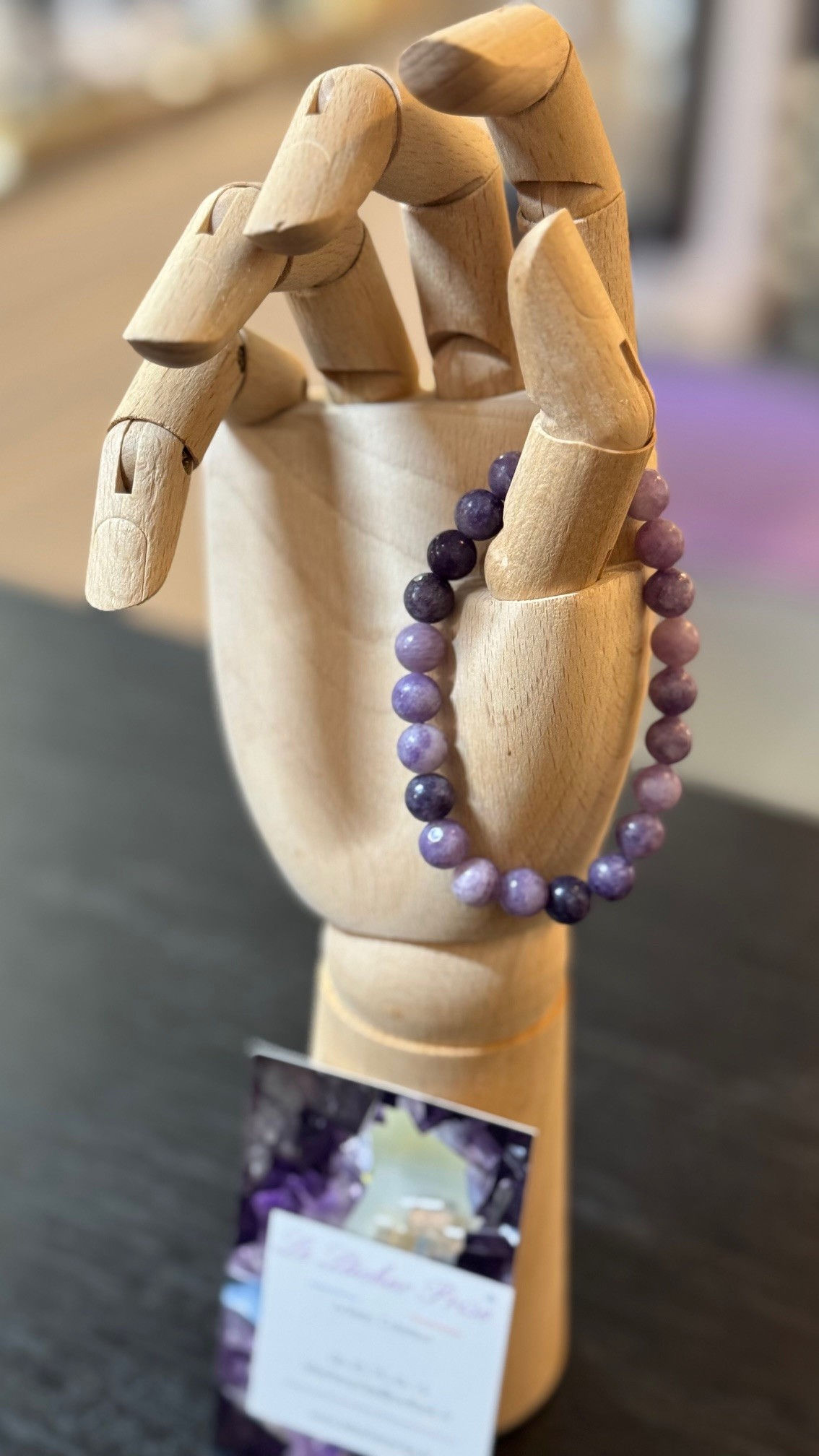 Bracelet en Lépidolite