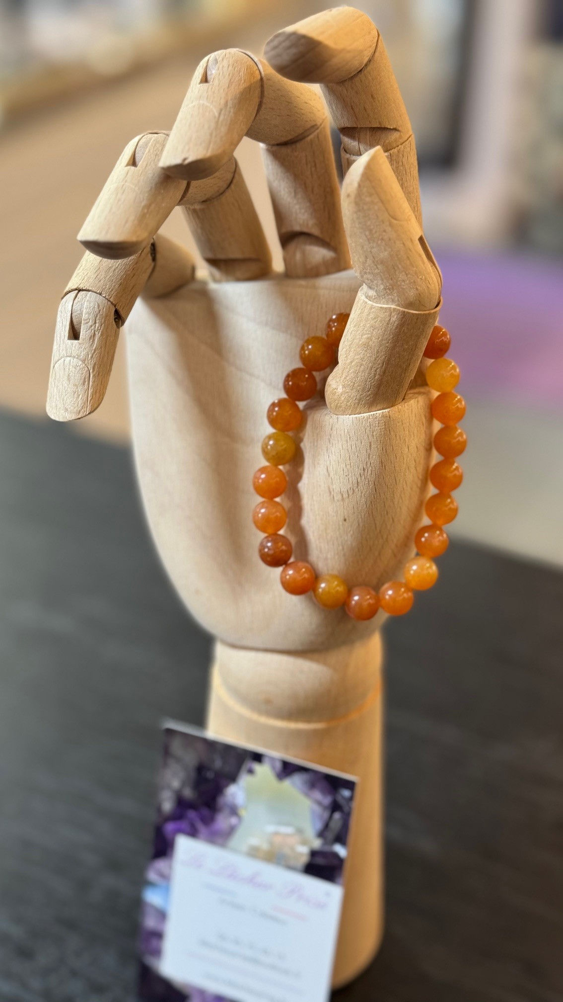 Bracelet en Aventurine Orange