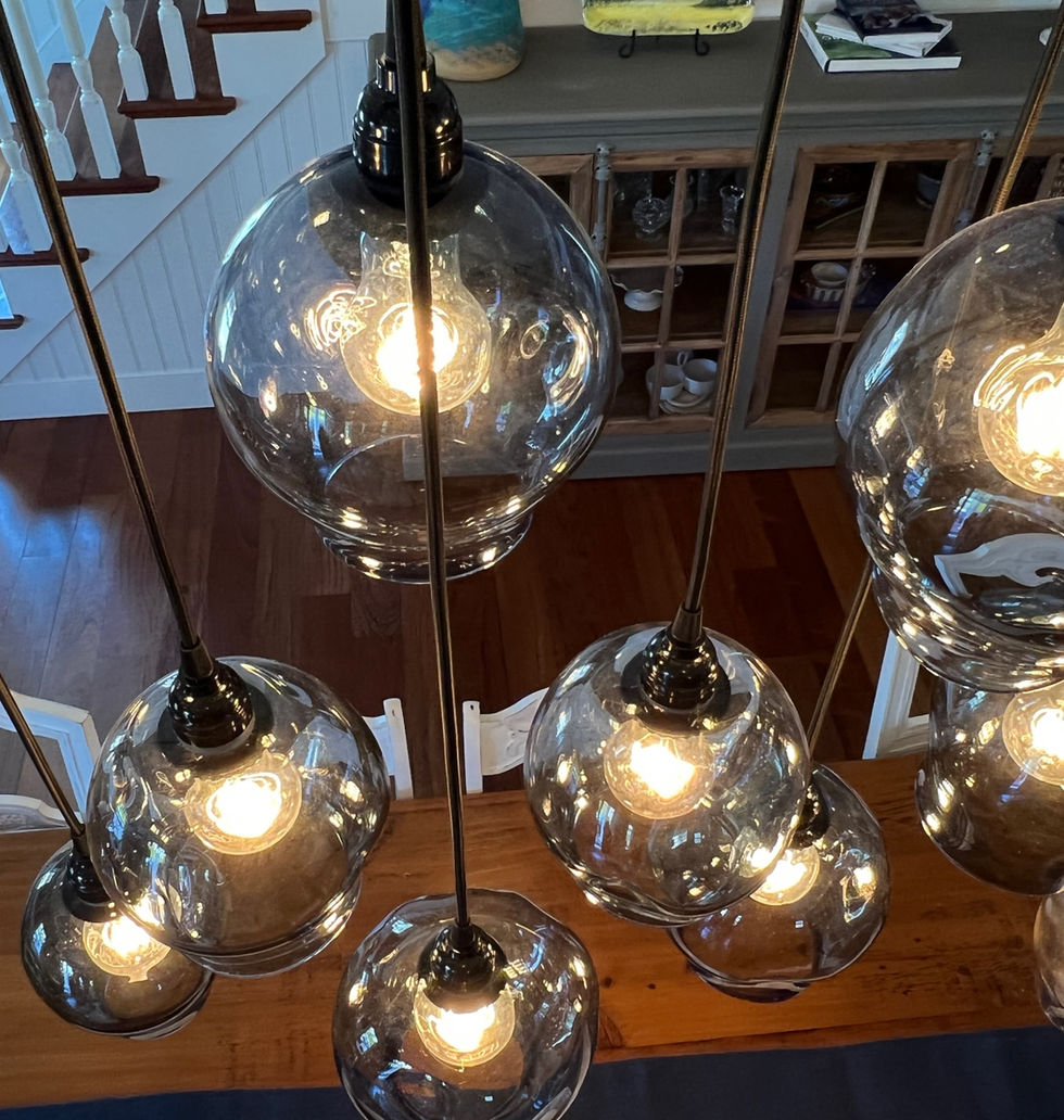 glass chandelier, glass lighting, blown glass lighting, interior design, lights, glass lights, chandeliers