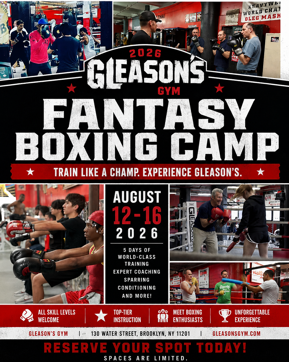 24th Annual 2026 Fantasy Boxing Camp