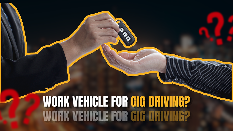 Should You Buy or Use a Dedicated Work Vehicle for Gig Driving?