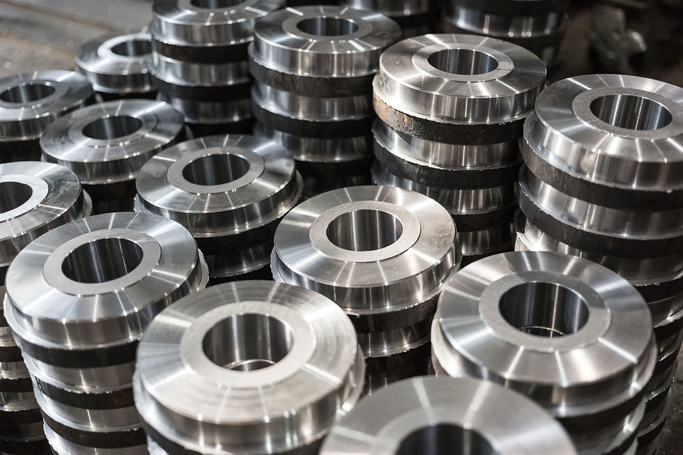 Rollers, rollers, bushings - billet obtained on a lathe from steel and cast iron. Many of