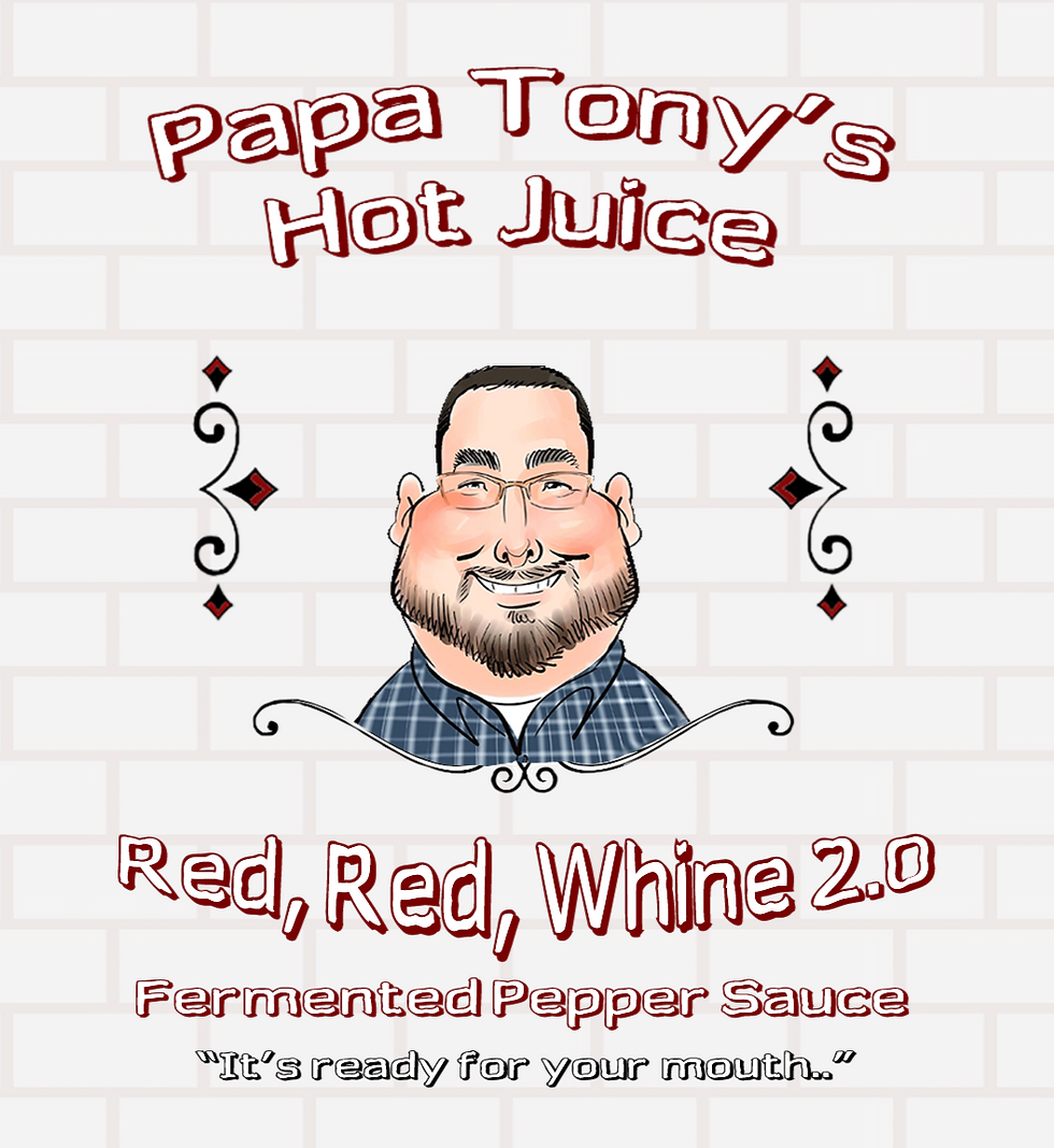 Thumbnail: Red, Red, Whine 2.0 - Fermented Super Hot Pepper Sauce (4oz.)