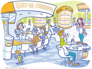 生活トレンド予測誌「TKBridge 2017」挿絵