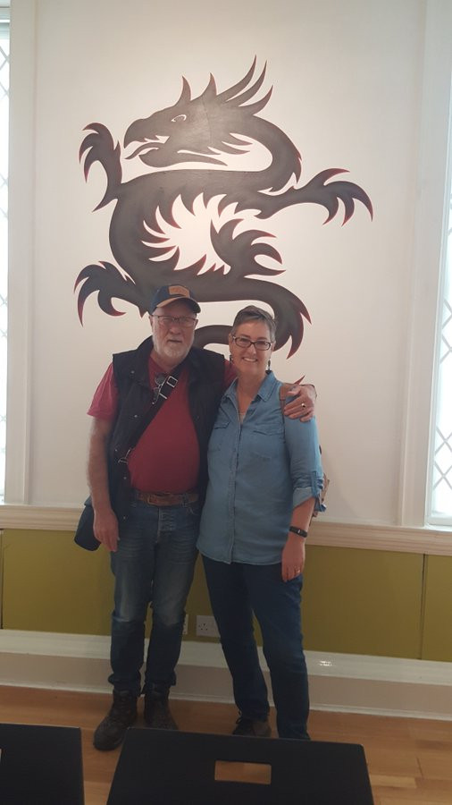 Dee had travelled with hubby to be at the conference. @FoundlingMuseum #ToBeContinued #careexpconf