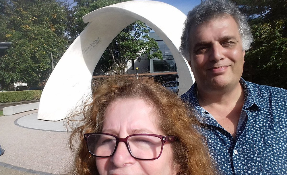 Sometimes authors insert a #FlashBack An important historic moment - in the organisation of #CareExpConf - @10PYusuf is, and I hope others will back me up, SMILING! Guys this was at one of the early meetings. What is the arch in the background called?