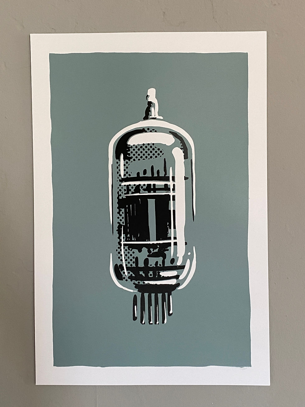 Thumbnail: 12Ax7 vacuum tube screen print