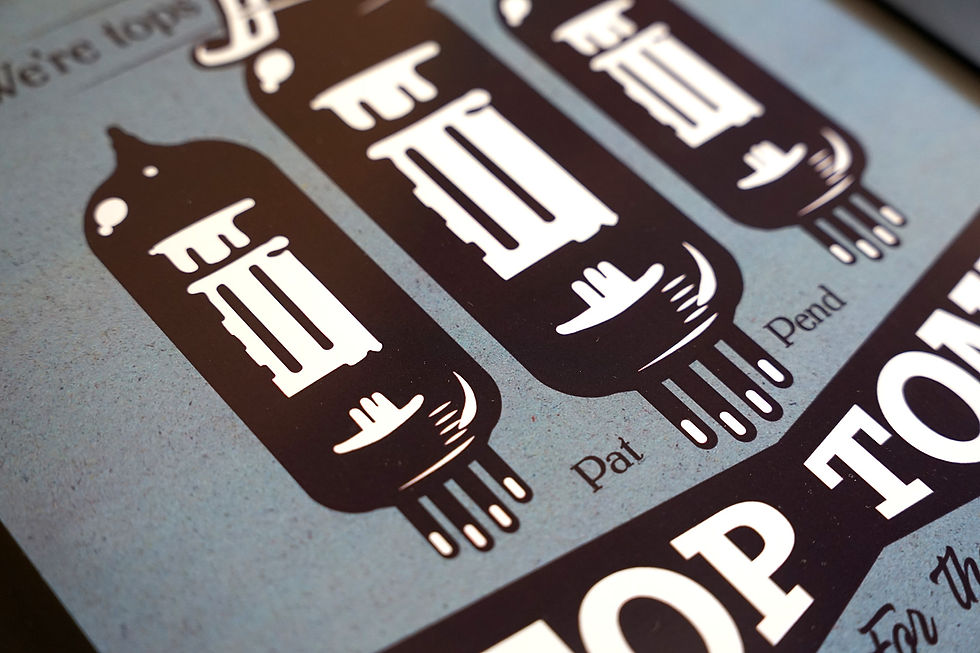 Thumbnail: Top Tone vintage vacuum tube poster
